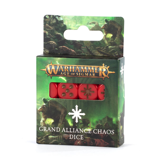 Citadel Hobby: Dice Set - Age of Sigmar: Grand Alliance - Chaos (4th)