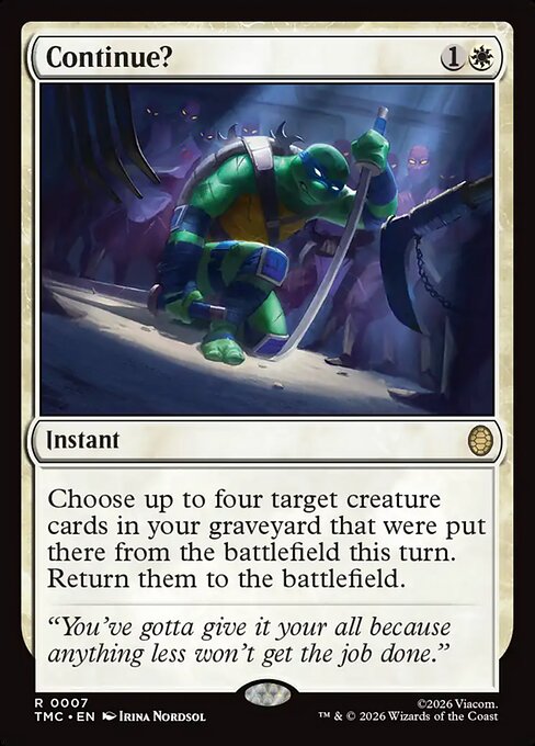 Continue? [ #0007 Surge Foil ] (TMC-R)