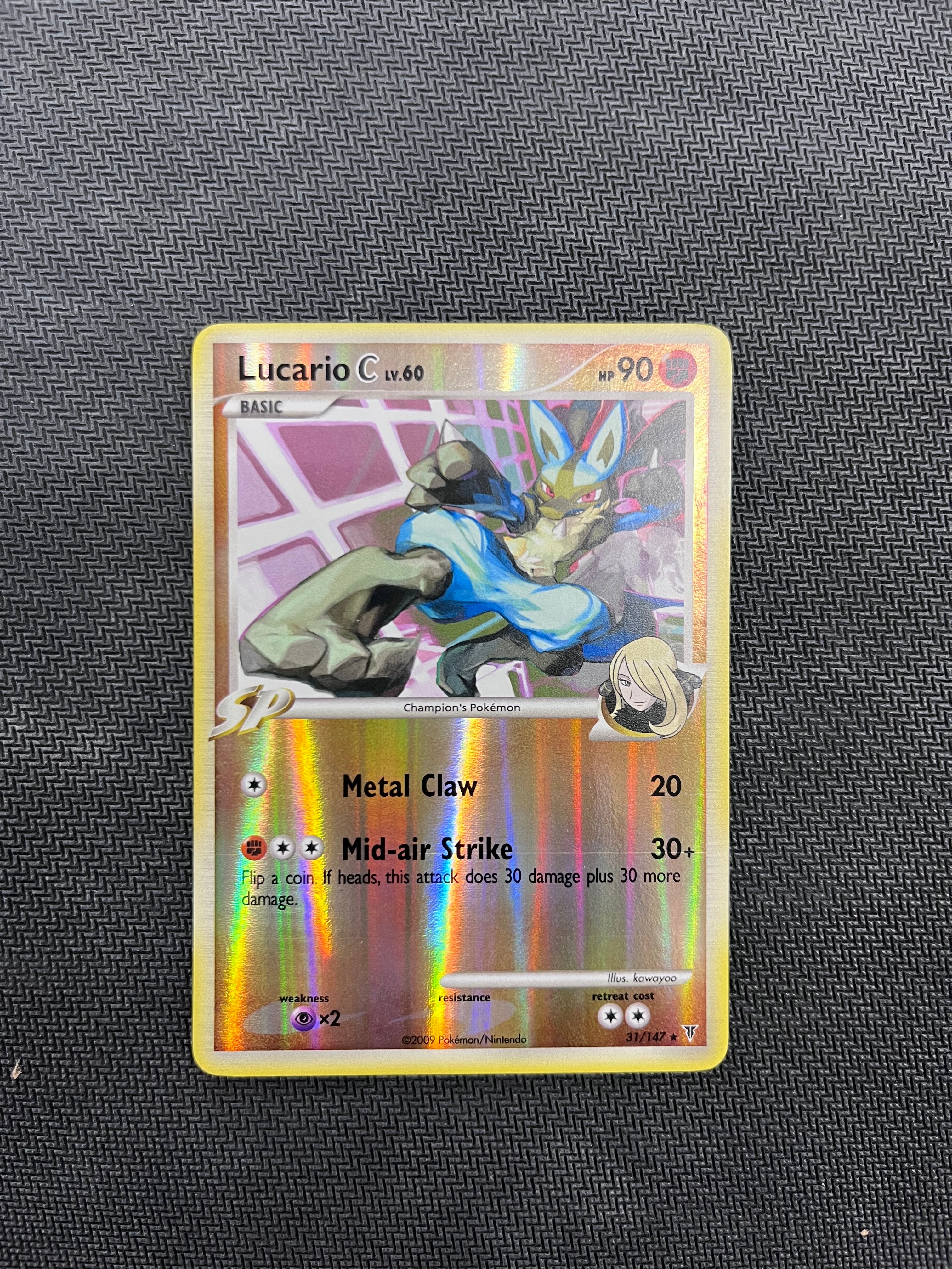 Lucario C LV.60 - 31/147 - (SV) Rare Near Mint Reverse Holofoil