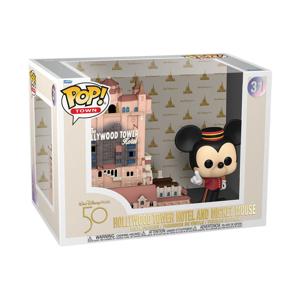 POP Figure Towns: Disney World 50th Anniversary #0031 - Mickey with Hollywood Tower