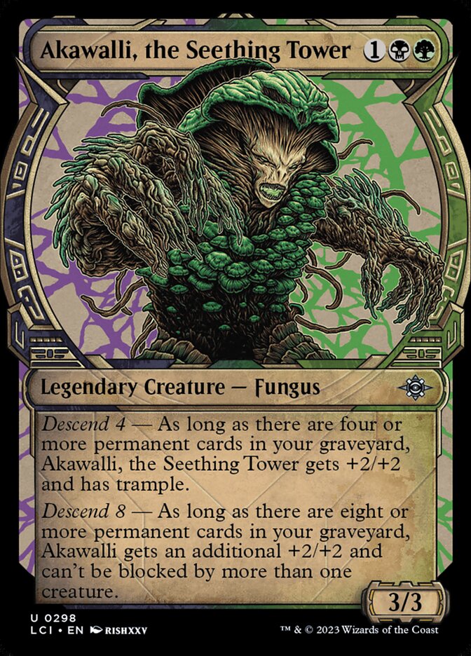 Akawalli, the Seething Tower [#0298 Showcase] (LCI-U-FOIL)