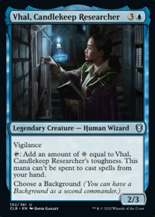 Vhal, Candlekeep Researcher (CLB-U)