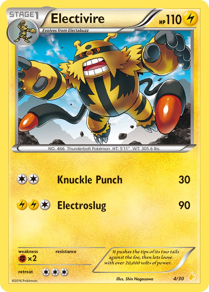 Electivire - 04/30 (TK9P) Common - Near Mint