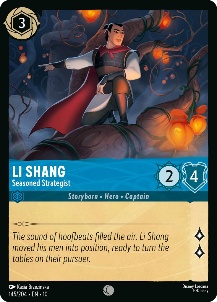 Li Shang - Seasoned Strategist (145/204 - Whispers in the Well) Common