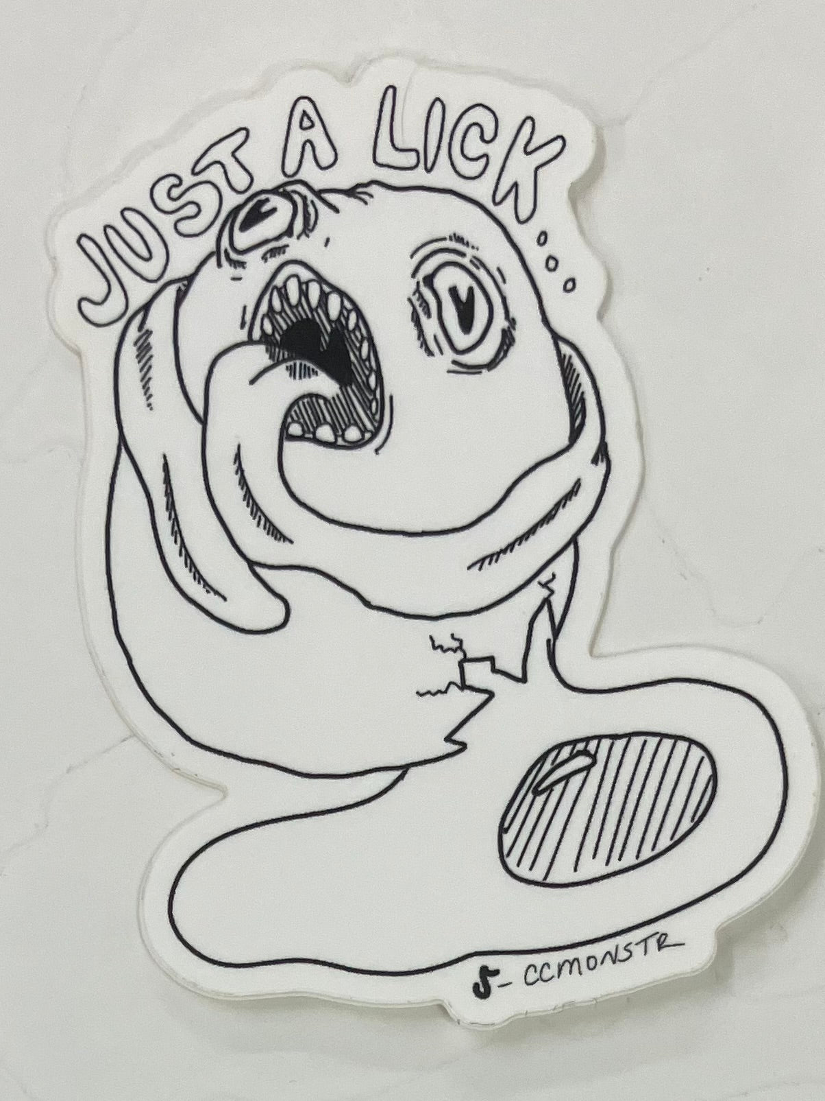 Celeste Artist Series - ccmonstr: Just A Lick Sticker