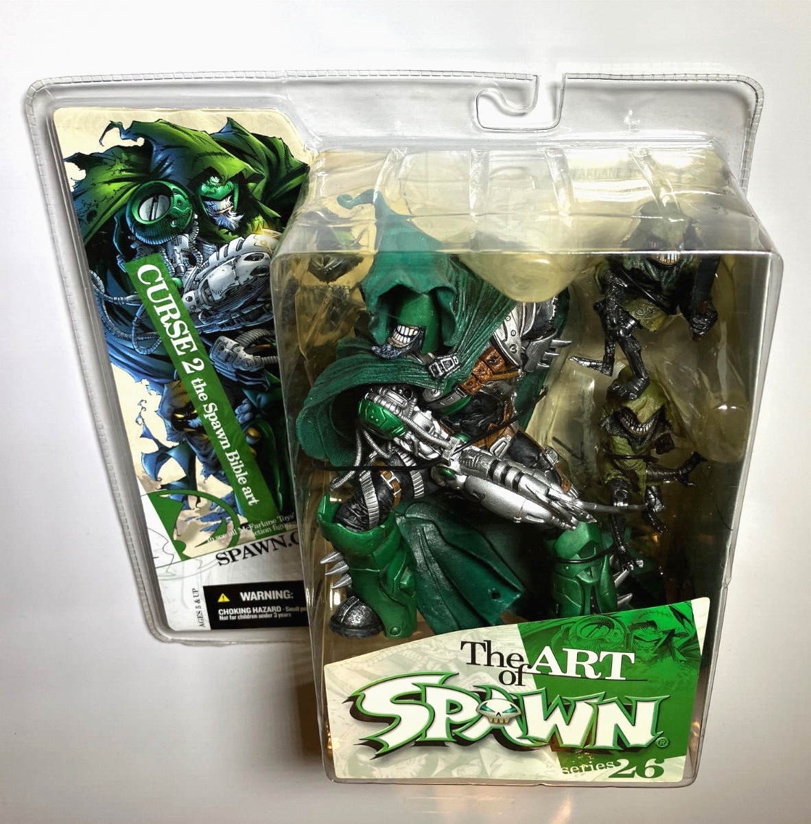 McFarlane Toys: The Art of Spawn - Series 26 (2004) CURSE 3 the Spawn Bible Art Figure