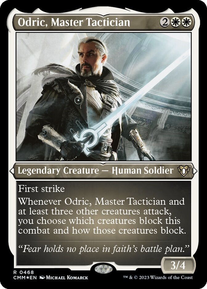 Odric, Master Tactician [#0468 Etched Foil] (CMM-R)