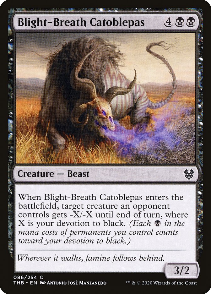 Blight-Breath Catoblepas (THB-C-FOIL)