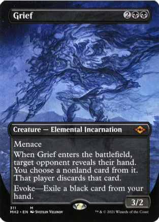 Grief [#311 Alternate-Art Borderless] (MH2-M-FOIL)