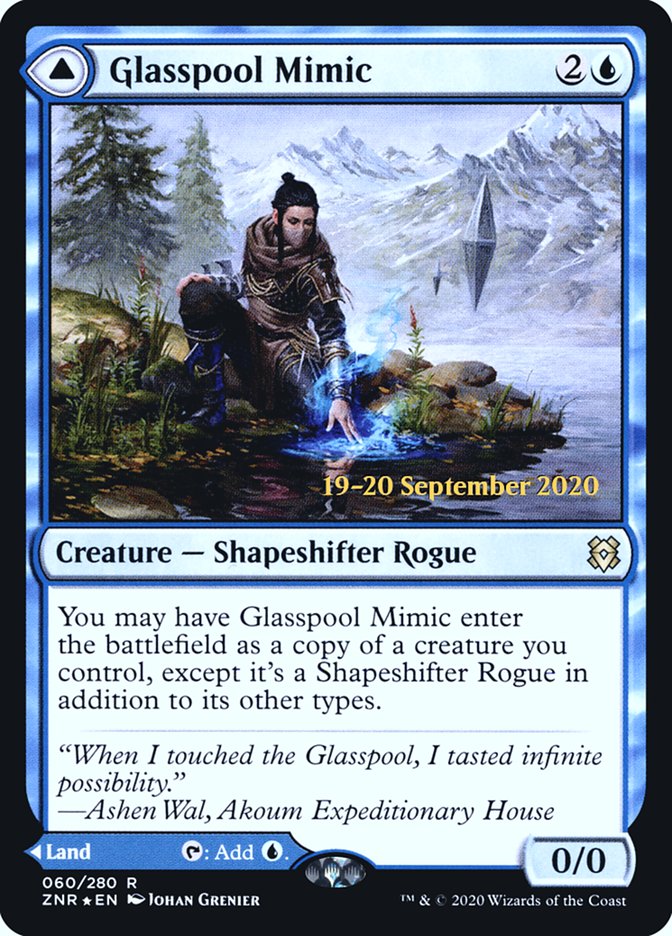 Glasspool Mimic // Glasspool Shore (ZNR-R-PRE)