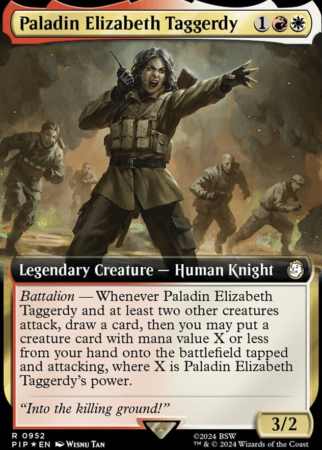 Paladin Elizabeth Taggerdy [#0952 Extended Art Surge Foil] (PIP-R)