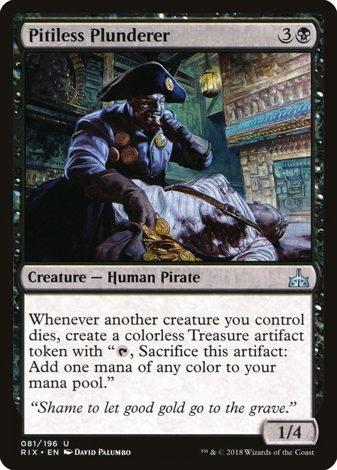 Pitiless Plunderer (RIX-U) Heavy Play