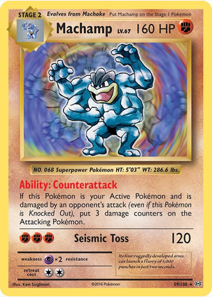 Machamp (59/108) (EVO) Holo Rare - Moderate Play Reverse Holofoil