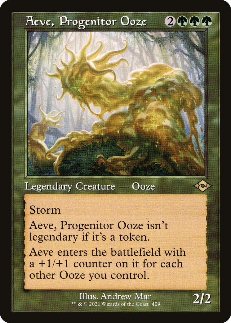 Aeve, Progenitor Ooze [#409 Old-Frame] (MH2-R-FOIL-ETCHED)