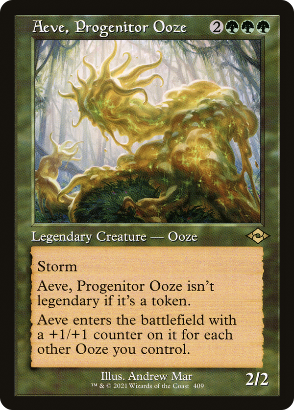 Aeve, Progenitor Ooze [#409 Old-Frame] (MH2-R-FOIL-ETCHED)