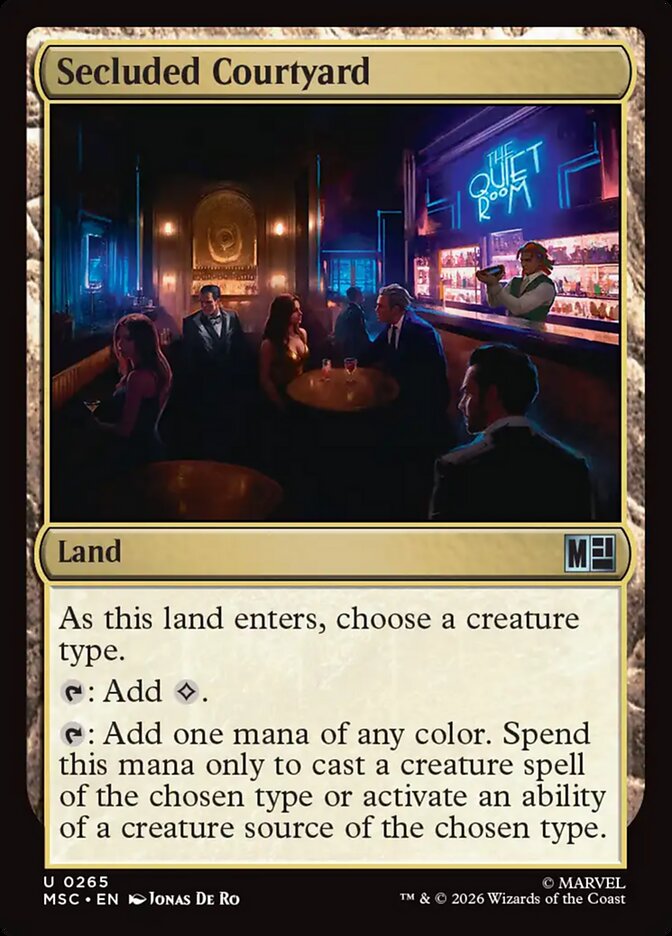 Secluded Courtyard [ #0265 ] (MSC-U)