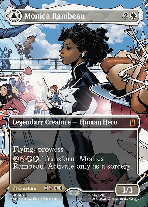 Monica Rambeau // Photon, Living Light [ #0345 Borderless Scene ] (MSH-M)