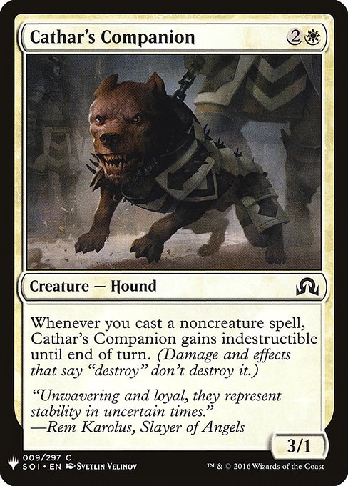 Cathar's Companion [Mystery Booster #0047] (SOI-C)