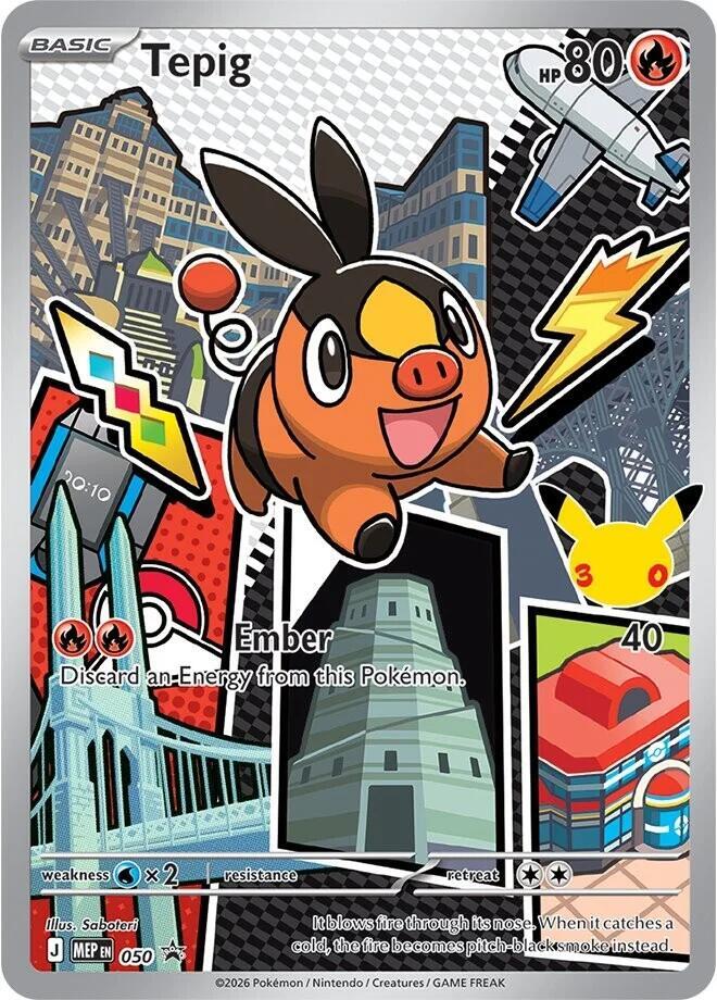 Tepig - 050 - ME: Mega Evolution Promo (MEP) Near Mint