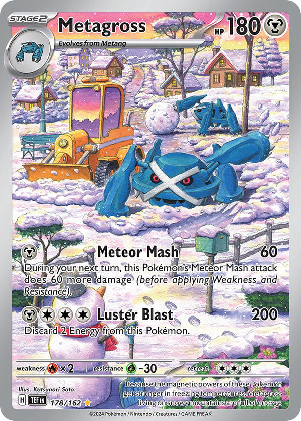 Metagross - 178/162 (TEF) Illustration Rare - Near Mint Holofoil