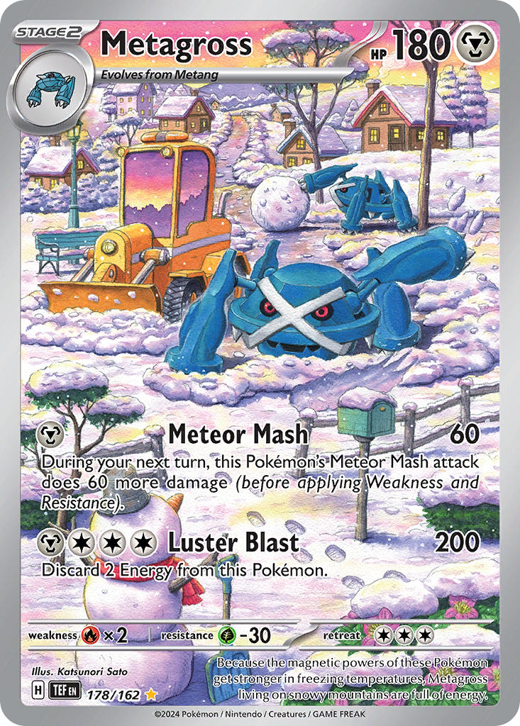 Metagross - 178/162 (TEF) Illustration Rare - Near Mint Holofoil