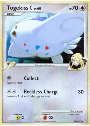 Togekiss C Lv.60 - 86/147 (SV) Ultra Rare - Damaged Holofoil