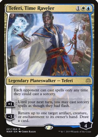 Teferi, Time Raveler (WAR-R) Light Play