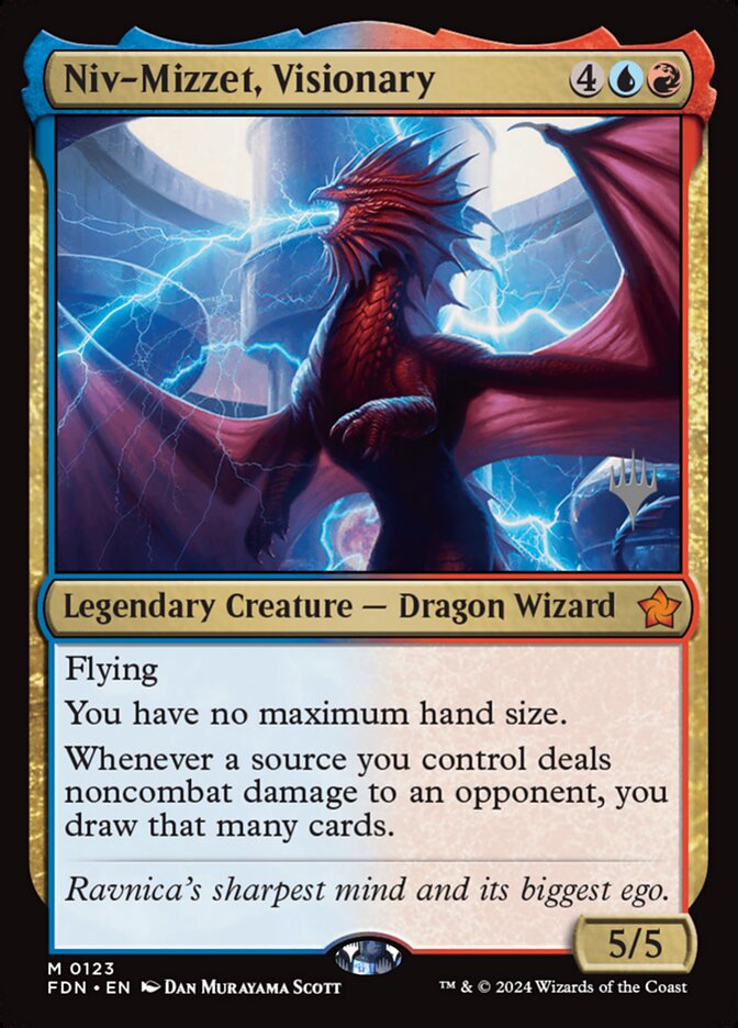 Niv-Mizzet, Visionary [#0123] (FDN-M-PP)