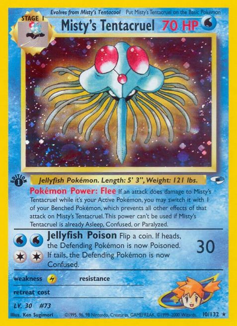Misty's Tentacruel (10/132) Holo Rare - Light Play Unlimited