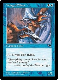 Winged Sliver (TMP-C) Light Play
