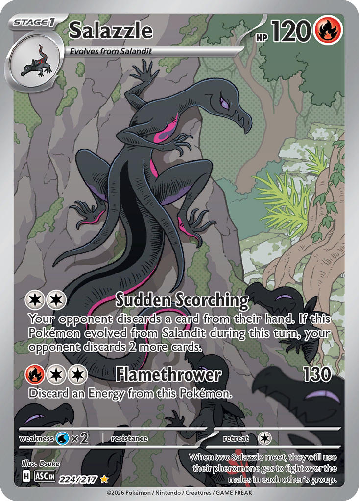 Salazzle - 224/217 (ASC) Illustration Rare