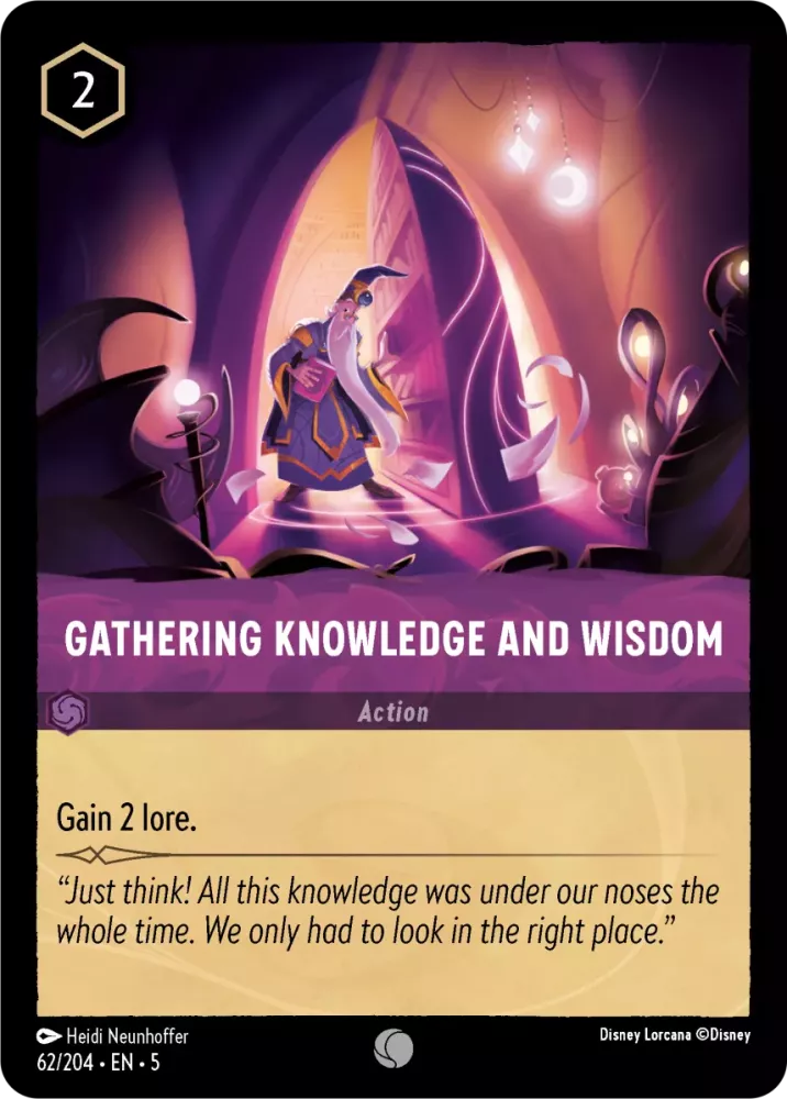 Gathering Knowledge and Wisdom (Shimmering Skies 062/204) Common - Near Mint