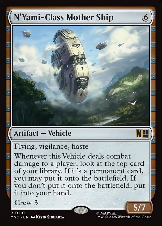 N'Yami-Class Mother Ship [ #0110 Surge Foil ] (MSC-R)