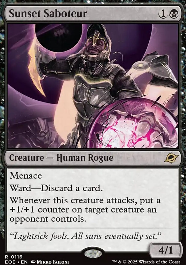 Sunset Saboteur [ #0116 ] (EOE-R)