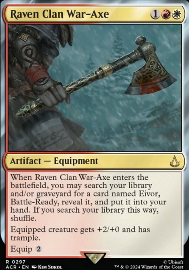 Raven Clan War-Axe [#0297 Starter Kit] (ACR-R)
