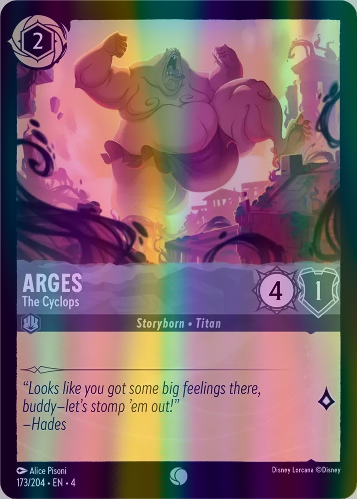 Arges - The Cyclops (Ursula's Return 173/204) Common - Near Mint Cold Foil