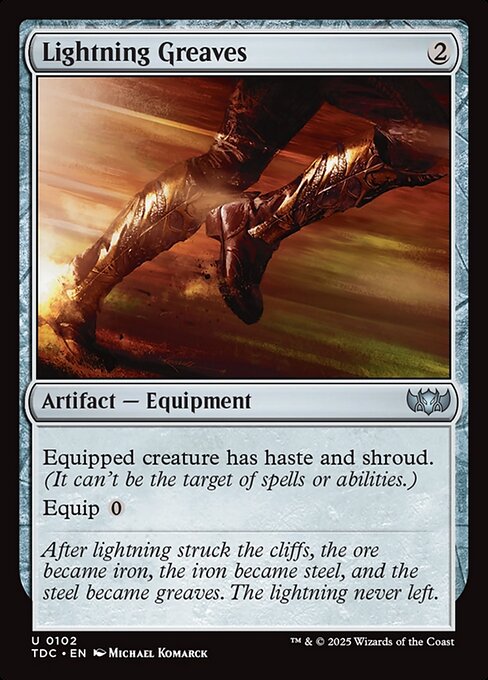 Lightning Greaves [ #0102 ] (TDC-U)