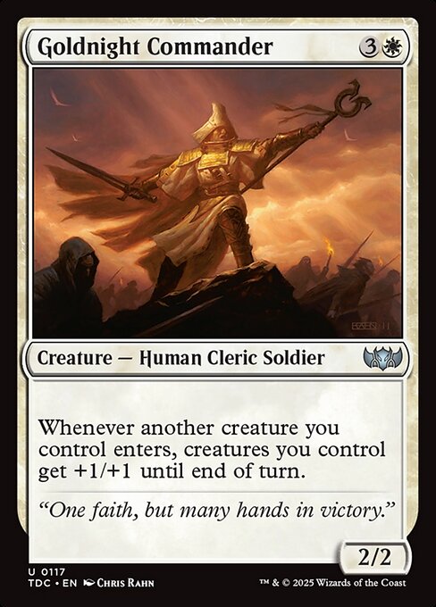Goldnight Commander [ #0117 ] (TDC-U)
