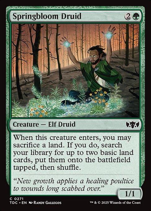 Springbloom Druid [ #0271 ] (TDC-C)
