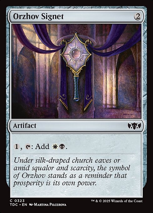 Orzhov Signet [ #0323 ] (TDC-C)
