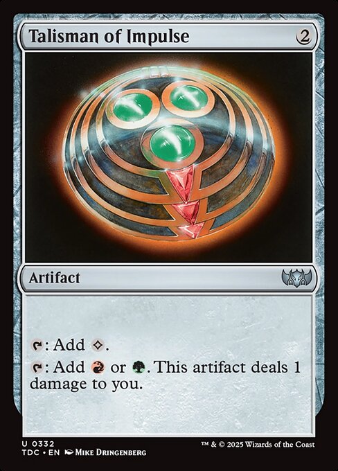 Talisman of Impulse [ #0332 ] (TDC-U)