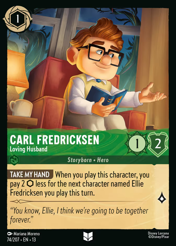Carl Fredricksen - Loving Husband (074/204 - Attack of the Vine!) Uncommon