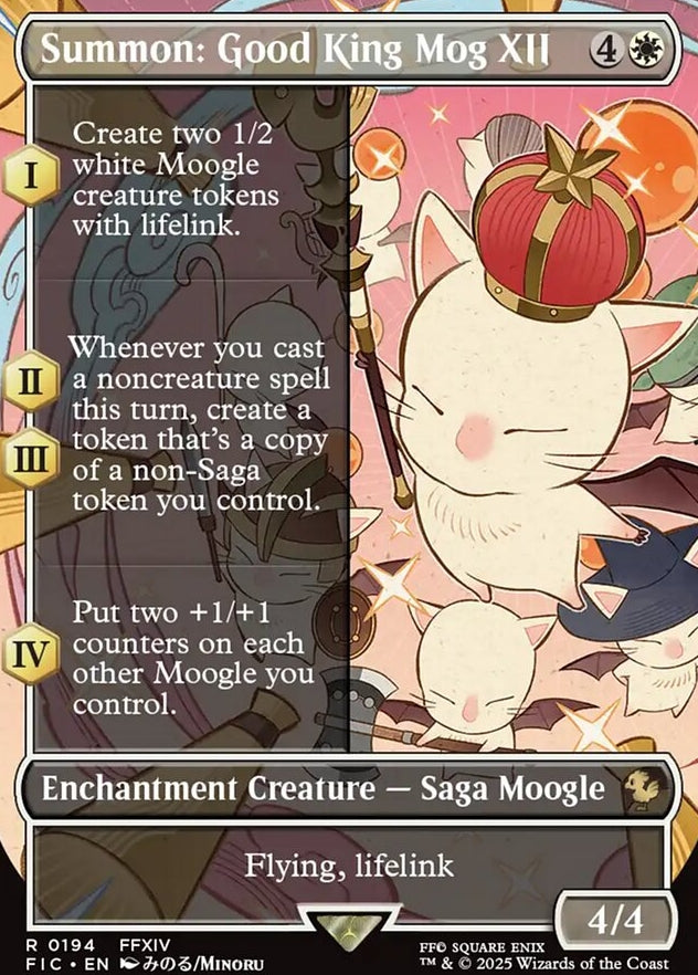 Summon: Good King Mog XII [ #0194 Borderless ] (FIC-R)