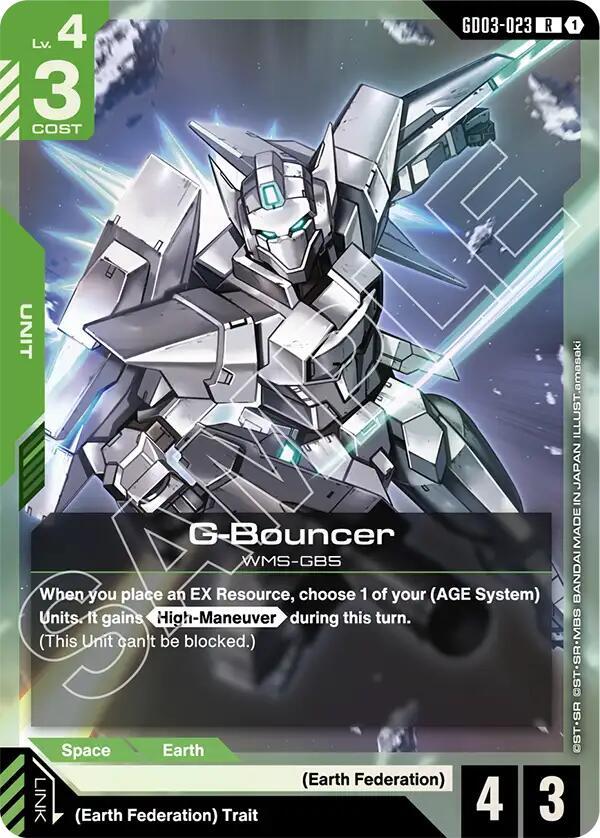 G-Bouncer - GD03-023 (GD03) - Near Mint (R)