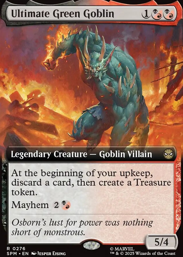Ultimate Green Goblin [ #0276 Extended Art ] (SPM-R)