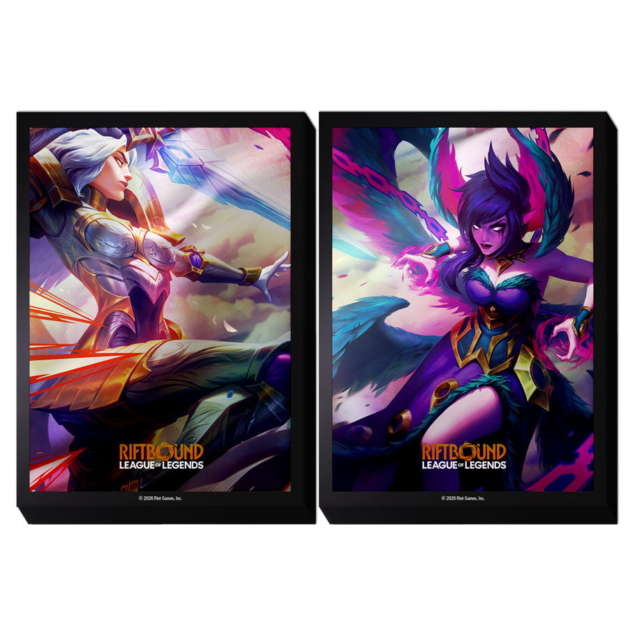 Riftbound: League of Legends TCG: Set 4 Vendetta - Sleeves: Kayle vs Morgana (100)