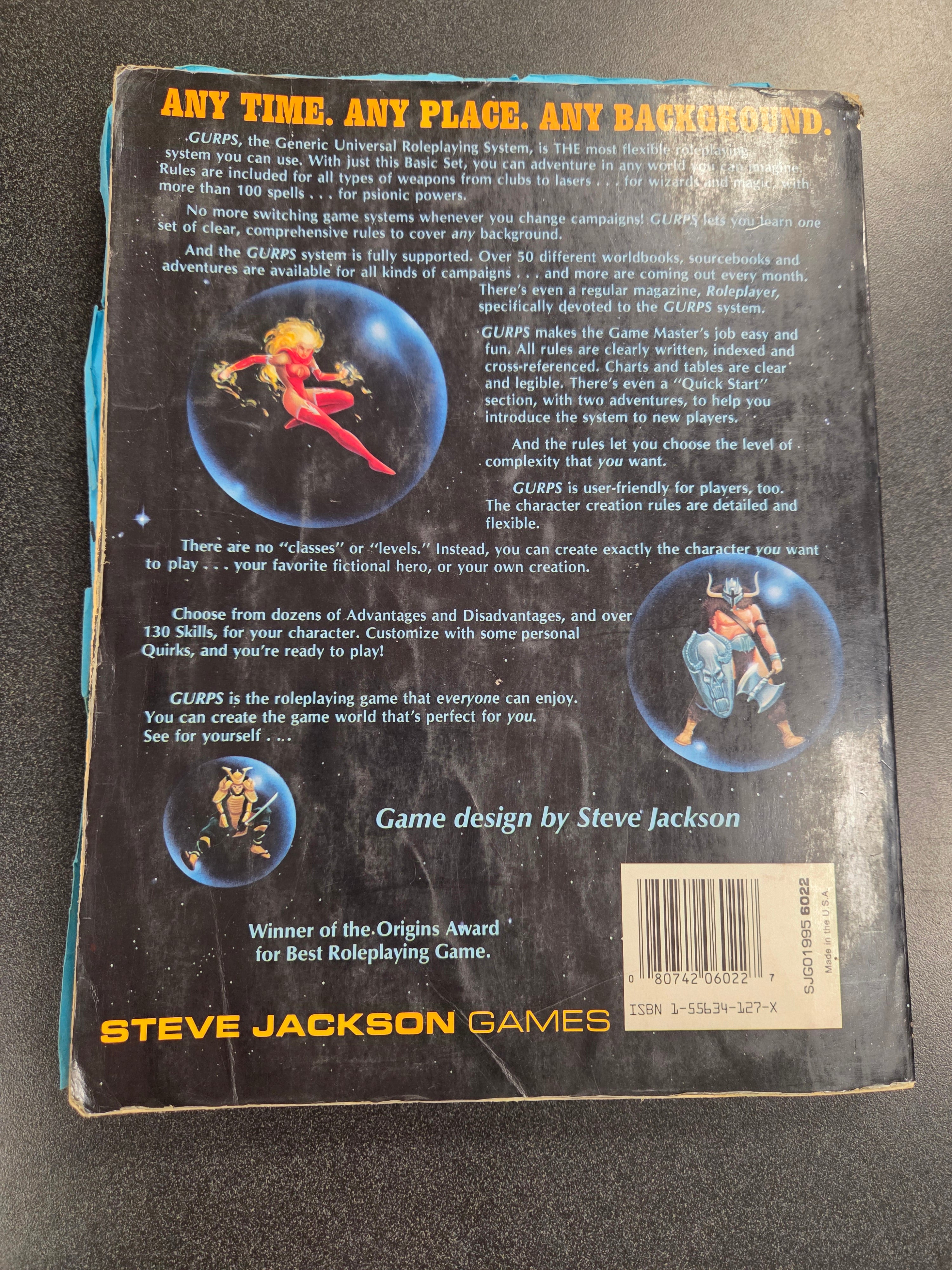 GURPS RPG (3rd Ed): Basic Set (USED) Highlighted/Marked