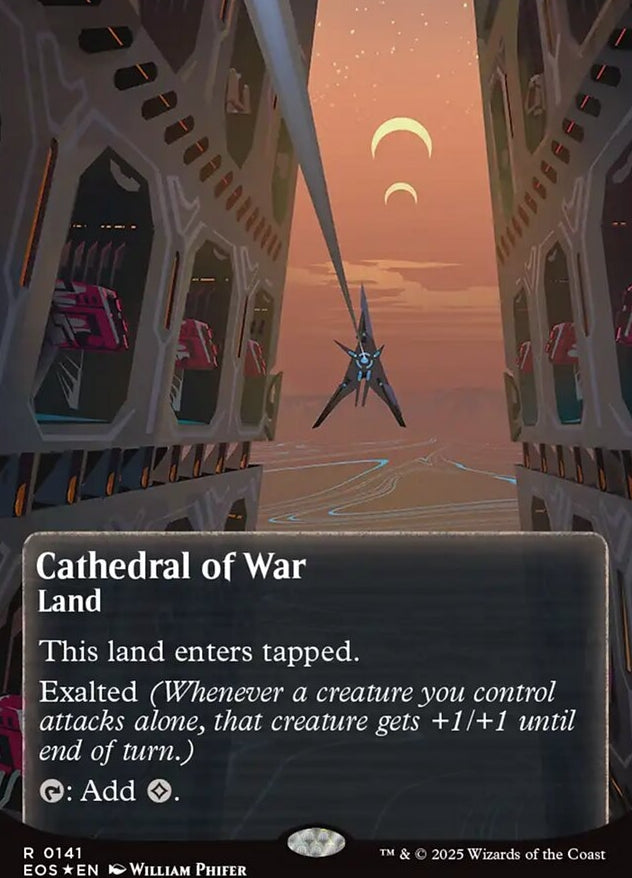 Cathedral of War [ #0141 Galaxy Foil Poster Stellar Sights ] (EOS-R)