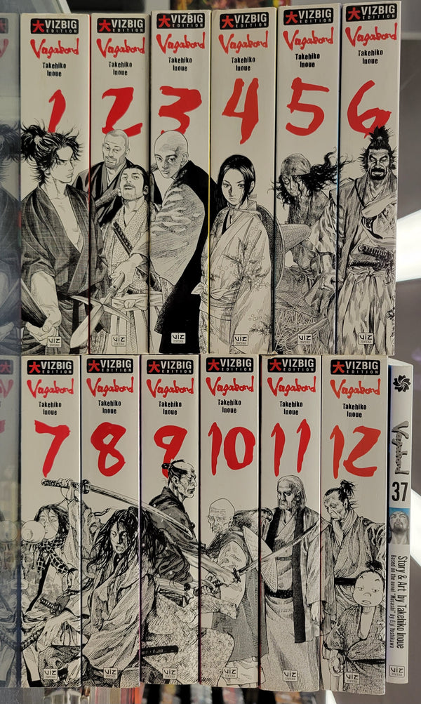 Vagabond Complete Manga Bundle (3-in-1 Vol. 1-12, and Vol. 37)