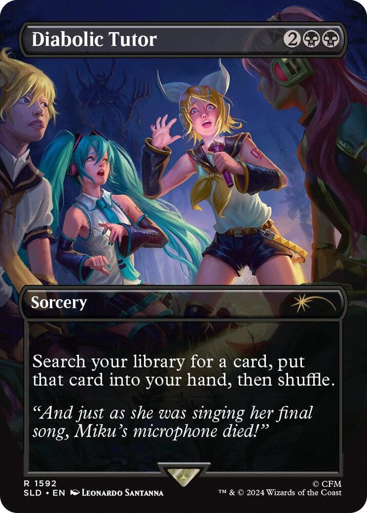 Diabolic Tutor [ #1592 ] (SLD-R)